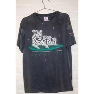 Vintage Las Vegas Tiger T Shirt Large
